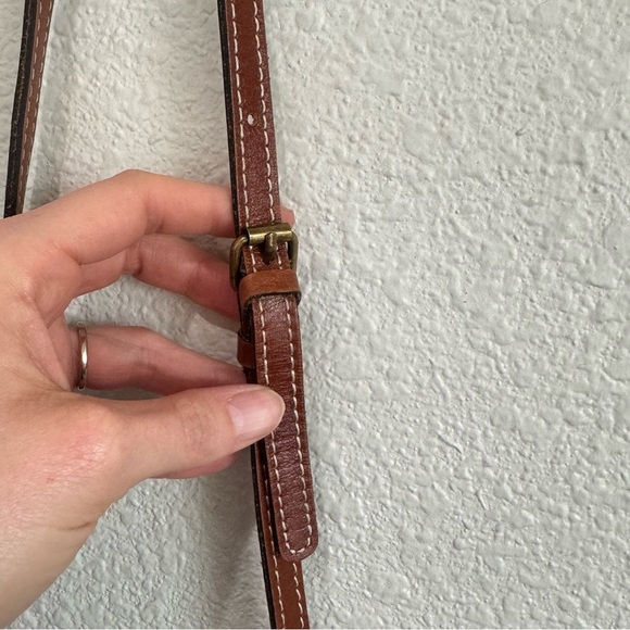 Patricia Nash Womens Lanza Crossbody Bag Tan Boho Western Leather Vaction - Picture 12 of 12